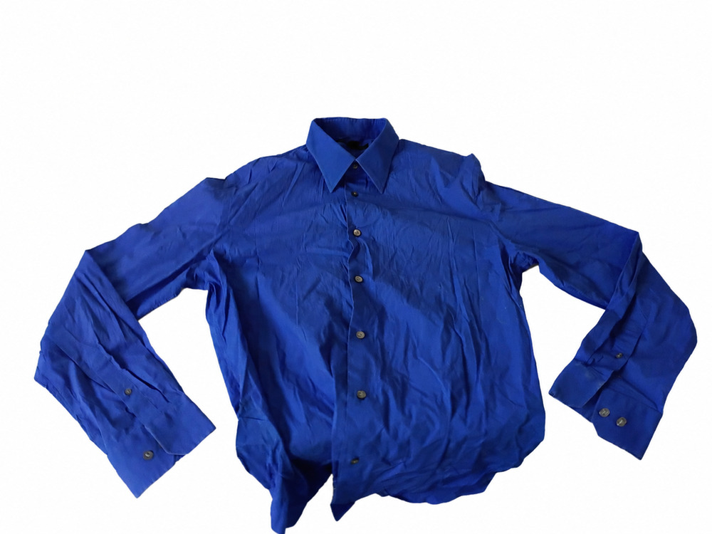 Express Design Studio Men’s XL Blue Modern Fit Stretch Dress Shirt